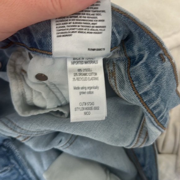 Agolde Nico high rise slim fit jean - button fly - perfect condition! - Picture 9 of 9